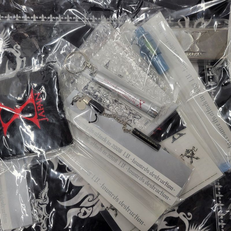 現状渡し品】 XJAPAN グッズ まとめ セット 【087-260427-kk-13-izu