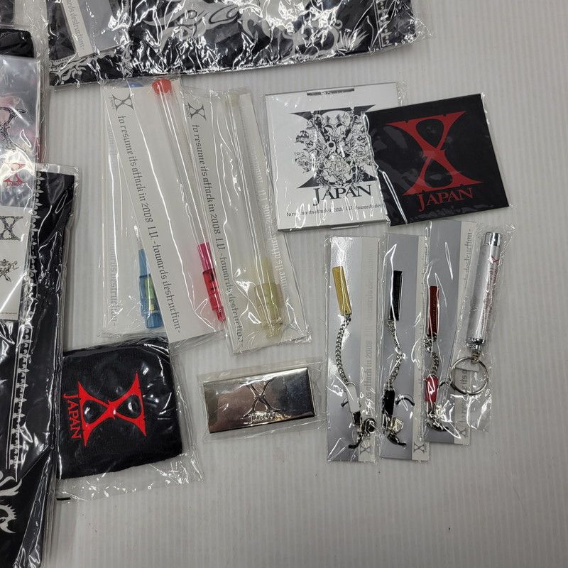 現状渡し品】 XJAPAN グッズ まとめ セット 【087-260427-kk-13-izu