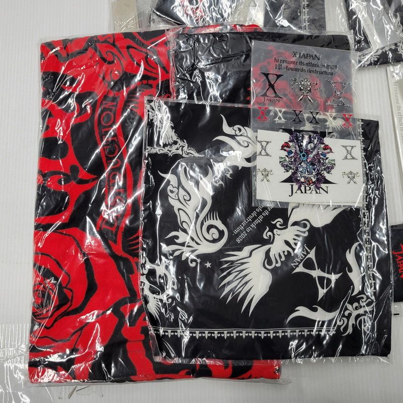 現状渡し品】 XJAPAN グッズ まとめ セット 【087-260427-kk-13-izu