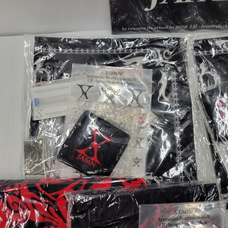 現状渡し品】 XJAPAN グッズ まとめ セット 【087-260427-kk-13-izu