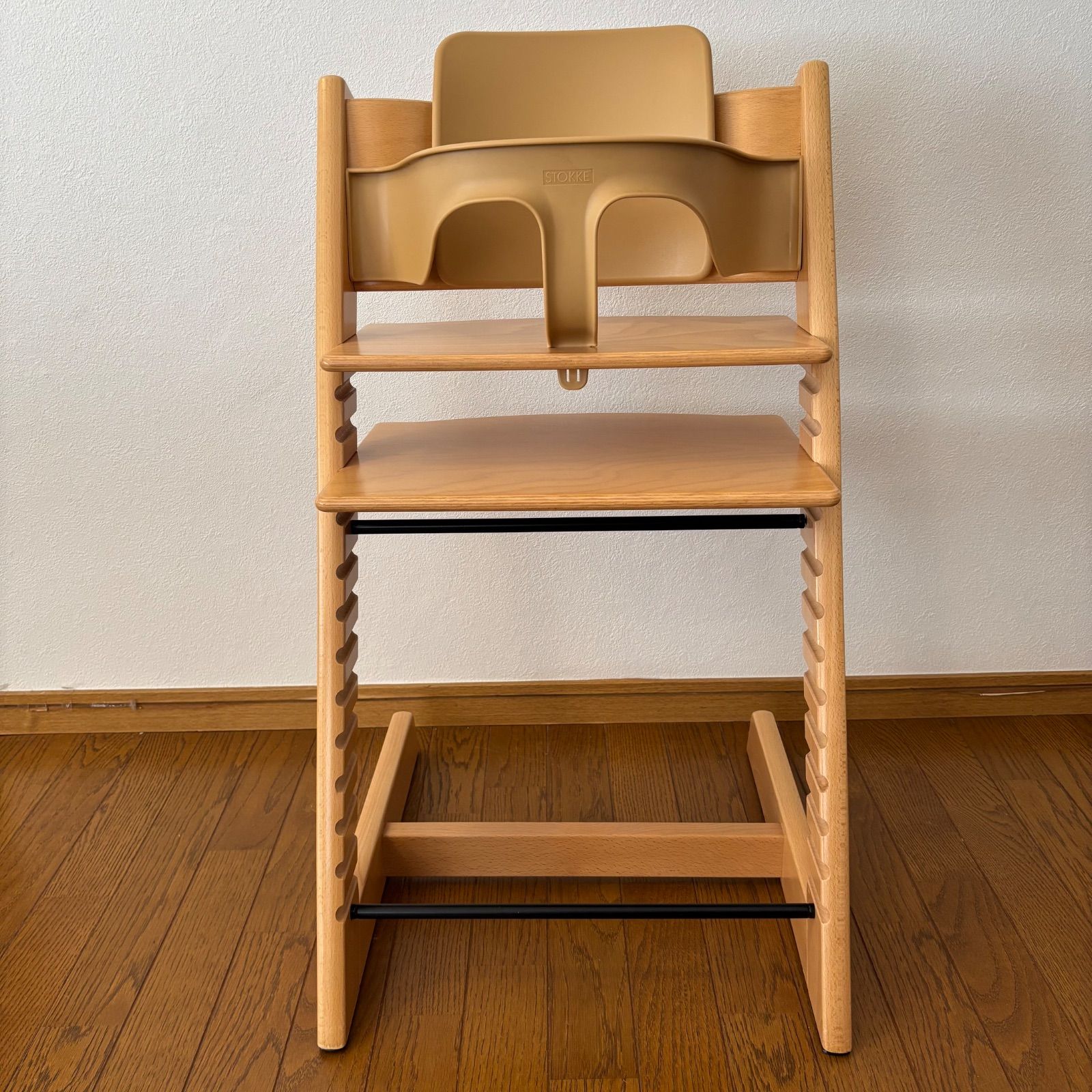 美品＊ストッケ トリップトラップ ナチュラル ベビーチェア+ベビー 