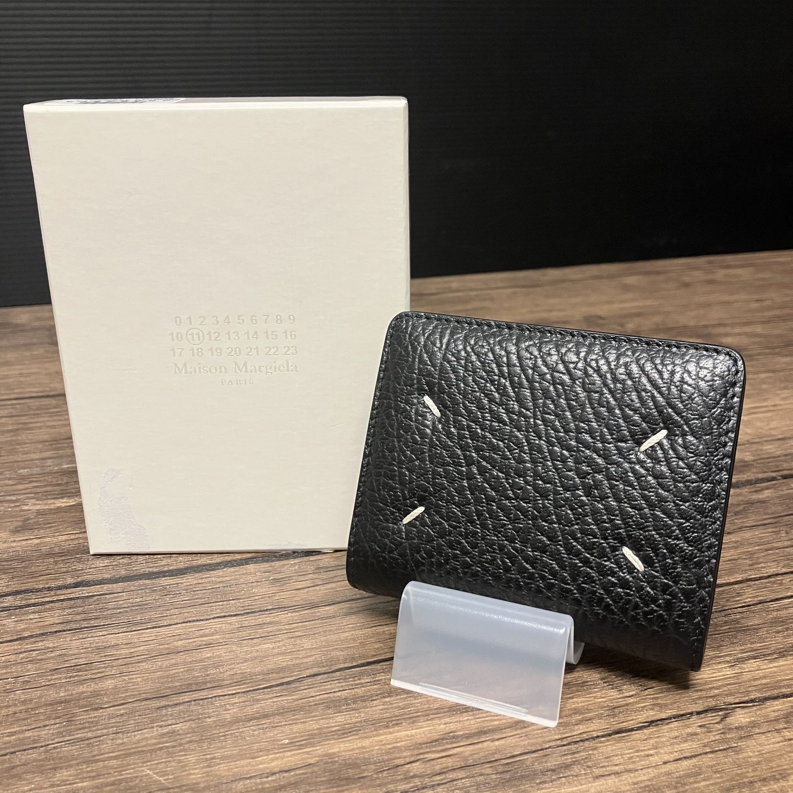 むつ85-042701] [併売] MAISON MARGIELA 4ステッチ ライン11 二つ折り 