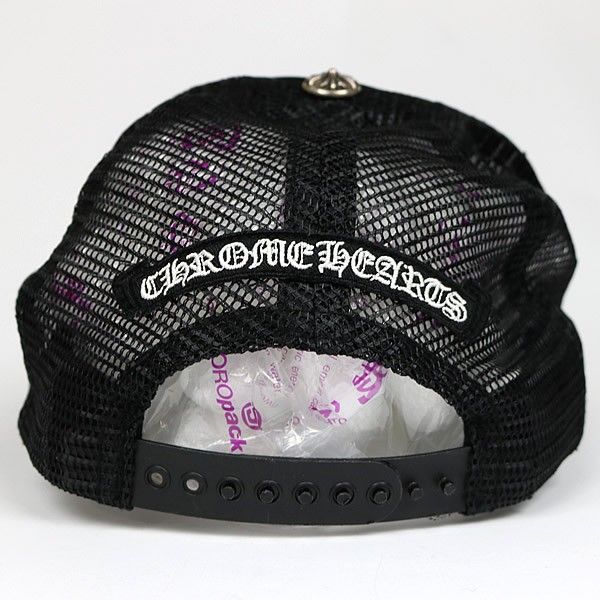 CHROME HEARTS ブラックキャップ　クロムハーツ　帽子 クロムハーツトラッカーキャップCHブラック|クロムハーツ通販専門店