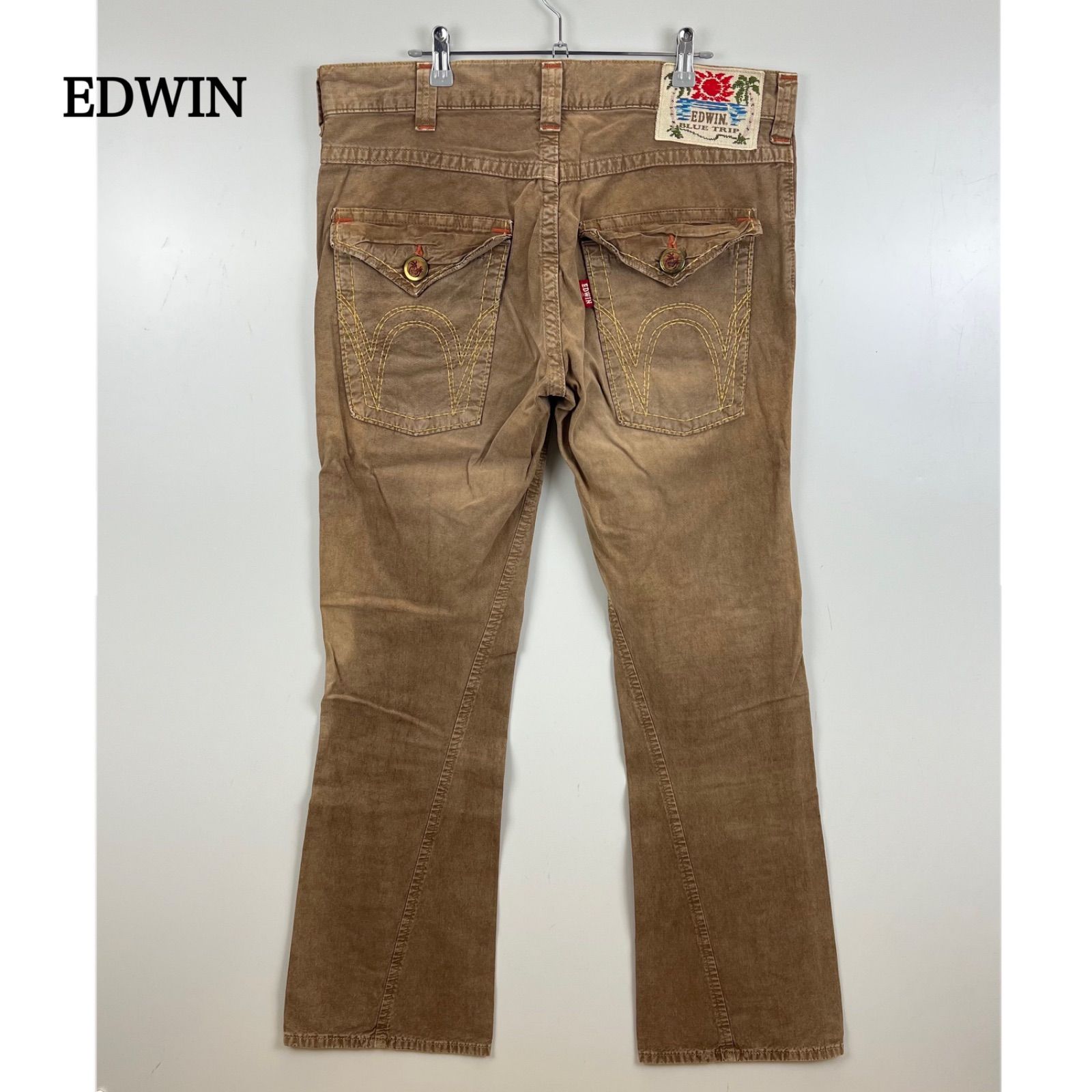 EDWIN y2k style BLUETRIP flare pants BT5012 w34 エドウィン ブルー 