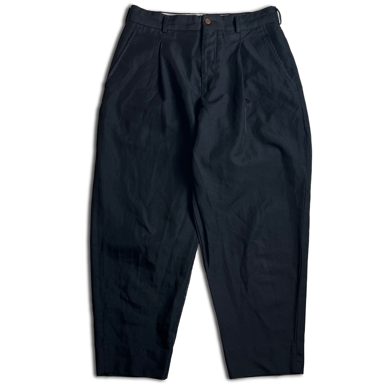 20SS】COMME des GARCONS HOMME PLUS ポリ縮絨 スラックス パンツ S