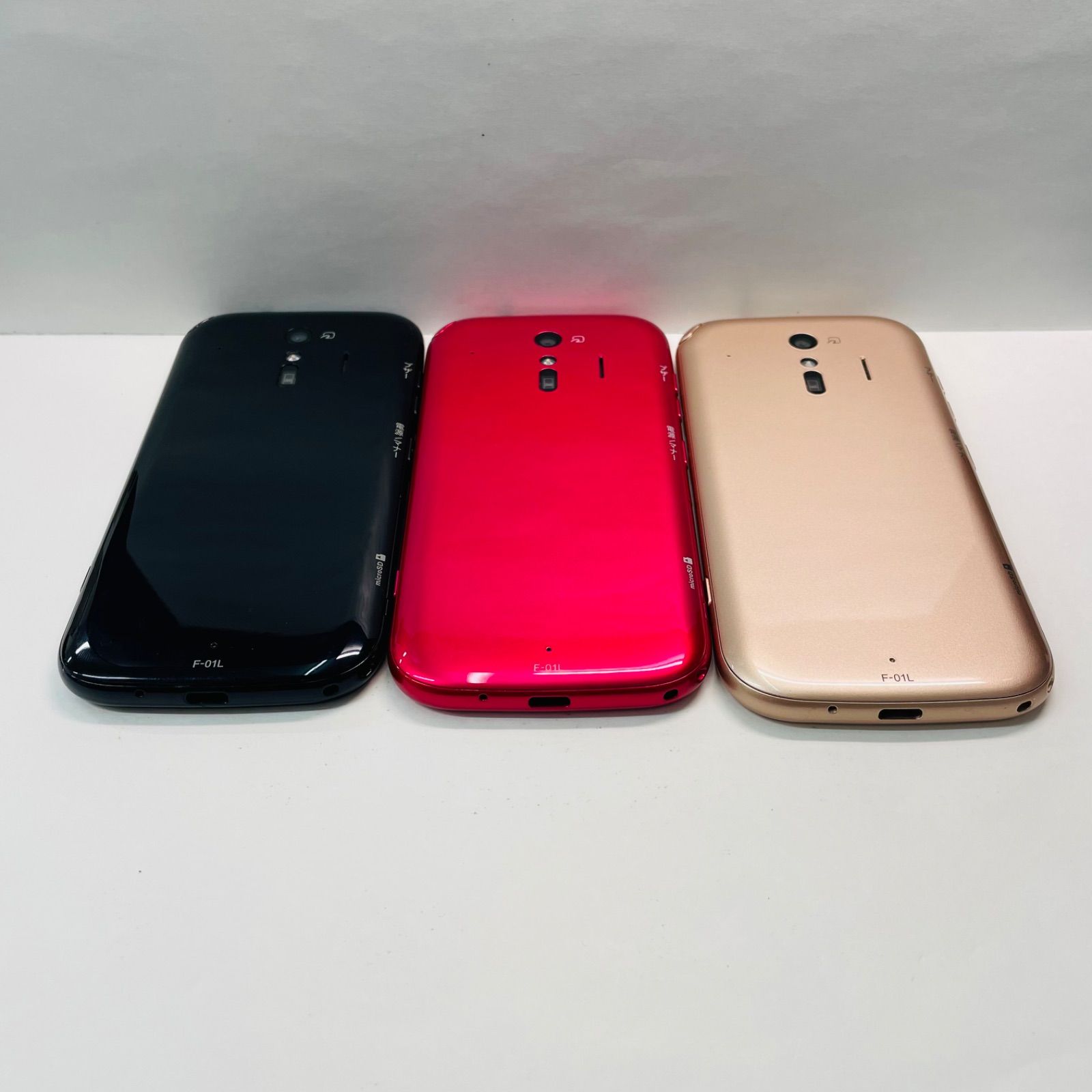 らくらくスマホ me F-01L 3台セット SIMフリー - メルカリ