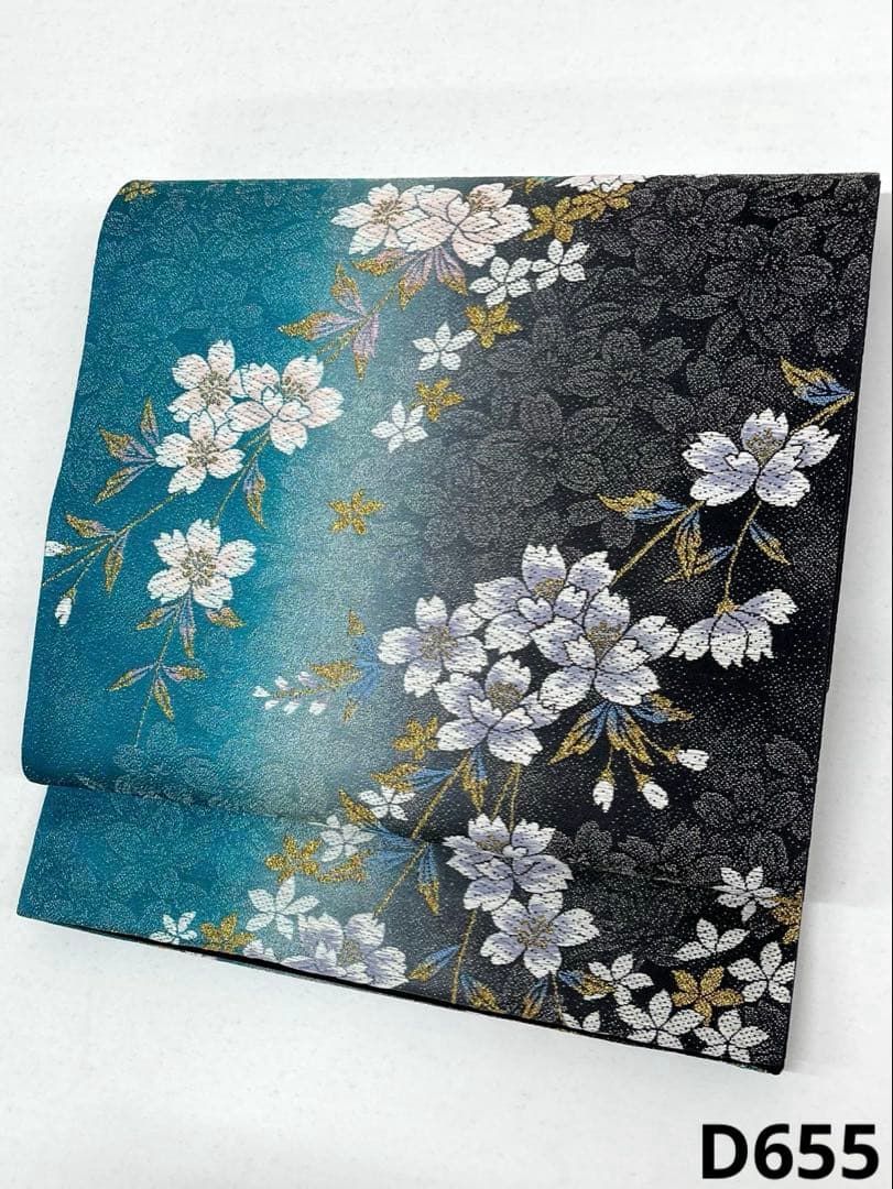 袋帯 振袖 芯なし仕立て 正絹 桜 D655 - メルカリ