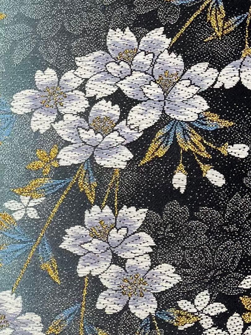 袋帯 振袖 芯なし仕立て 正絹 桜 D655 - メルカリ