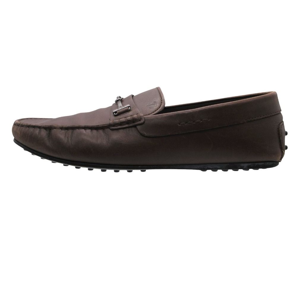 TOD'S トッズ ローファー Tビット ドライビング シューズ レザー