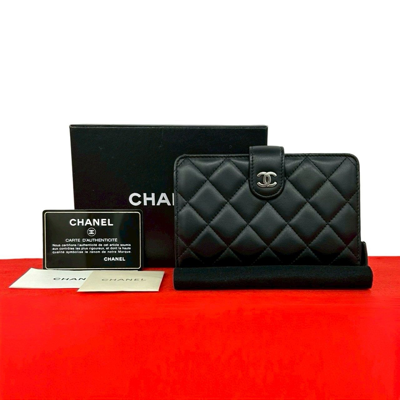 極 美品 箱付き カード シール有 16番台 CHANEL シャネル マトラッセ 