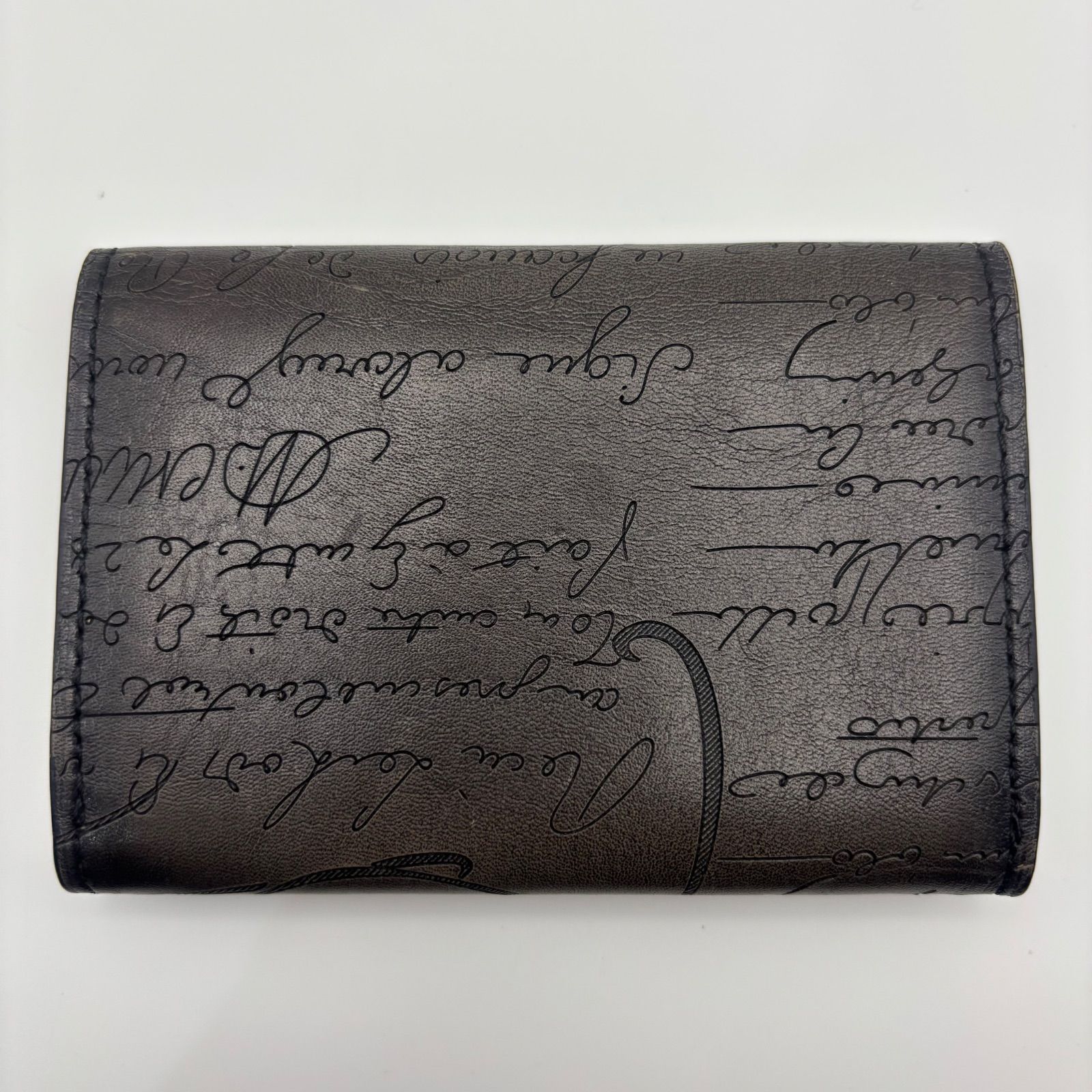 Berluti ベルルッティ カリグラフィー カードケース 名刺入れ グレー