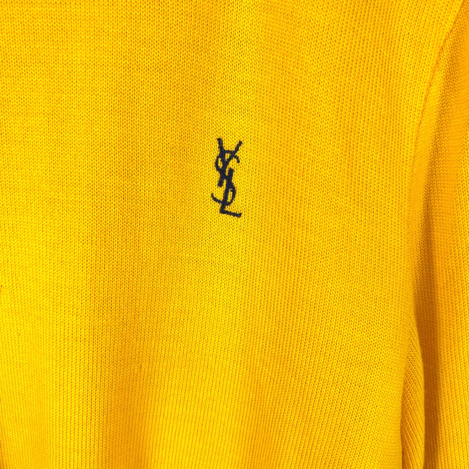 90s YSL Yves Saint Laurent ヴィンテージ イヴサンローラン ロゴ刺繡