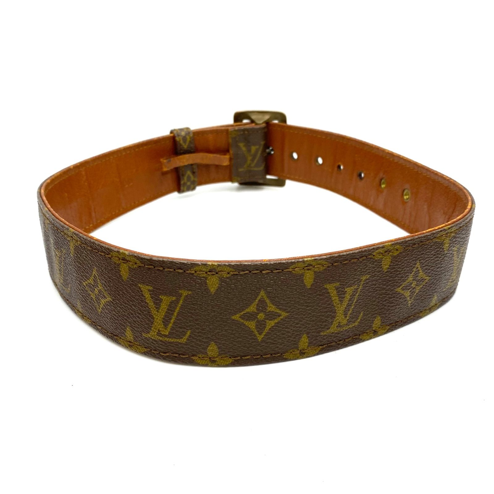 LOUIS VUITTON ルイヴィトン モノグラム ベルト サンチュール PVC 旧型