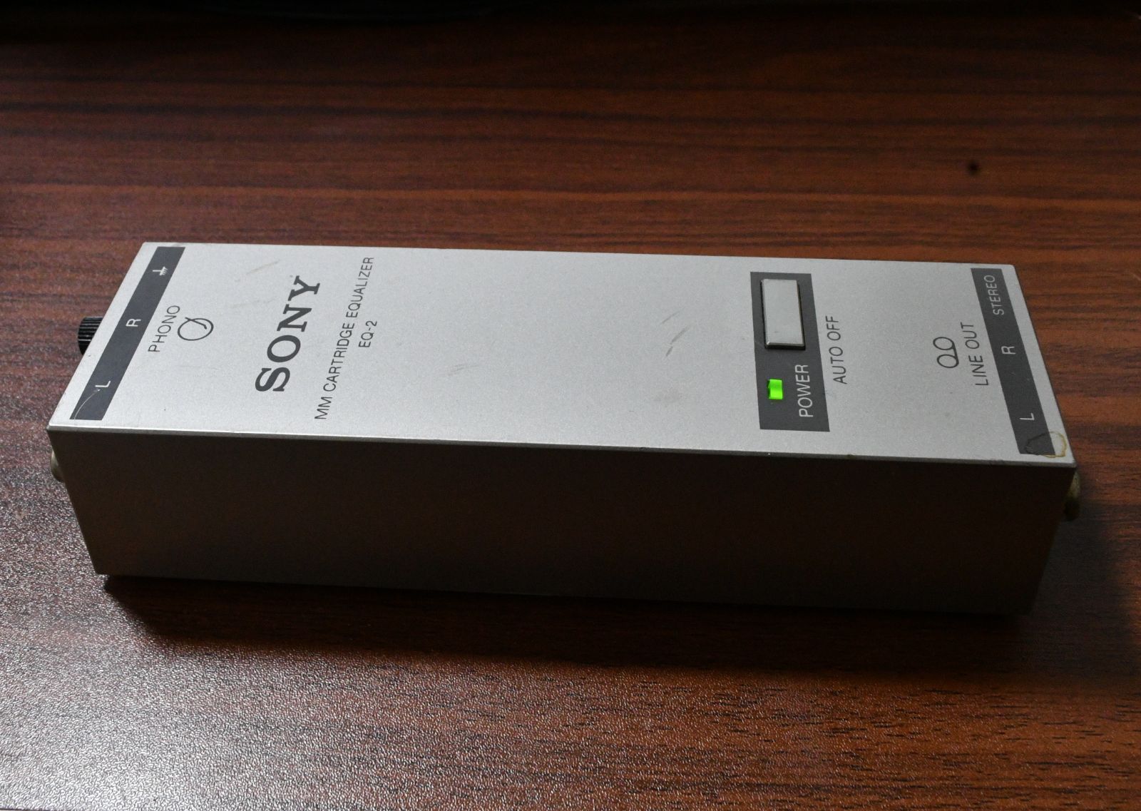 SONY EQ-2 フォノアンプ　新品電池交換済み　動作良好