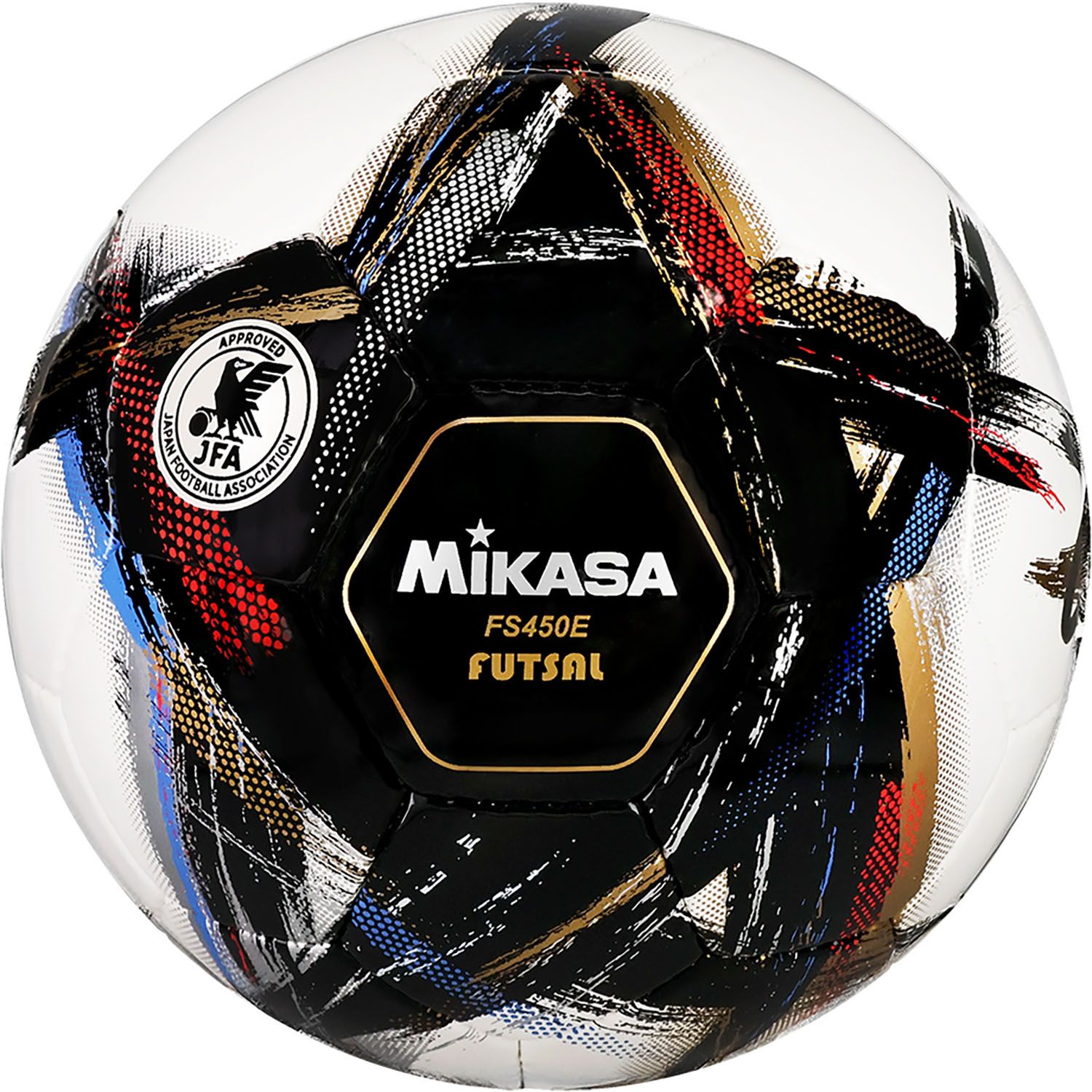 ミカサ MIKASA フットサル フットサル4号手縫い OrgestA 検定球 黒 ブラック フットサル 検定球4号 国際公認級 公式試合球 一般財団法人日本フットサル連盟主催大会試合球 FS450EBK ブラック