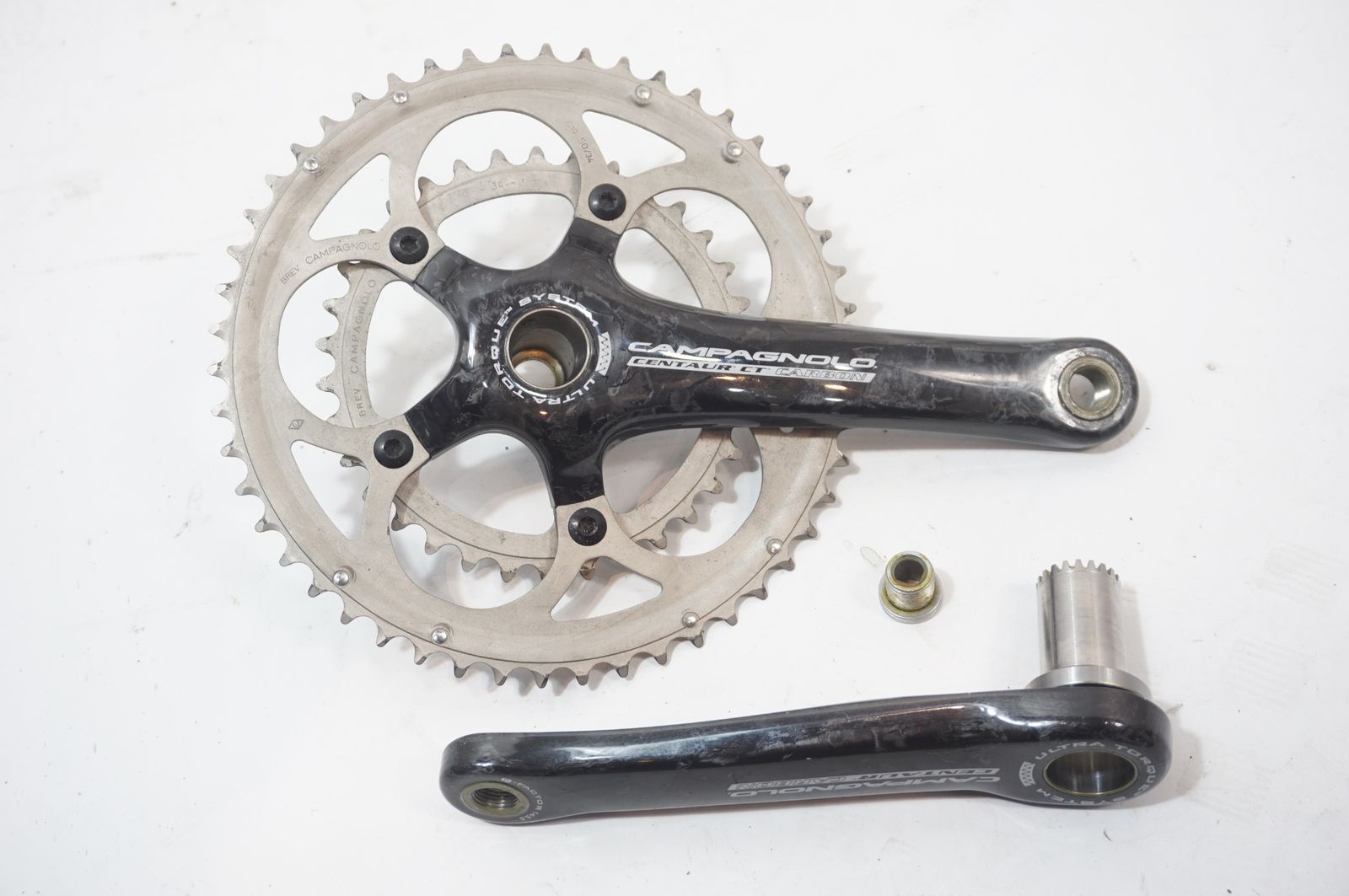 カンパニョーロ ケンタウル スケルトン Campagnolo CENTAUR CAMPAGNOLO 「カンパニョーロ」 CENTAUR CARBON 50-34T 170mm