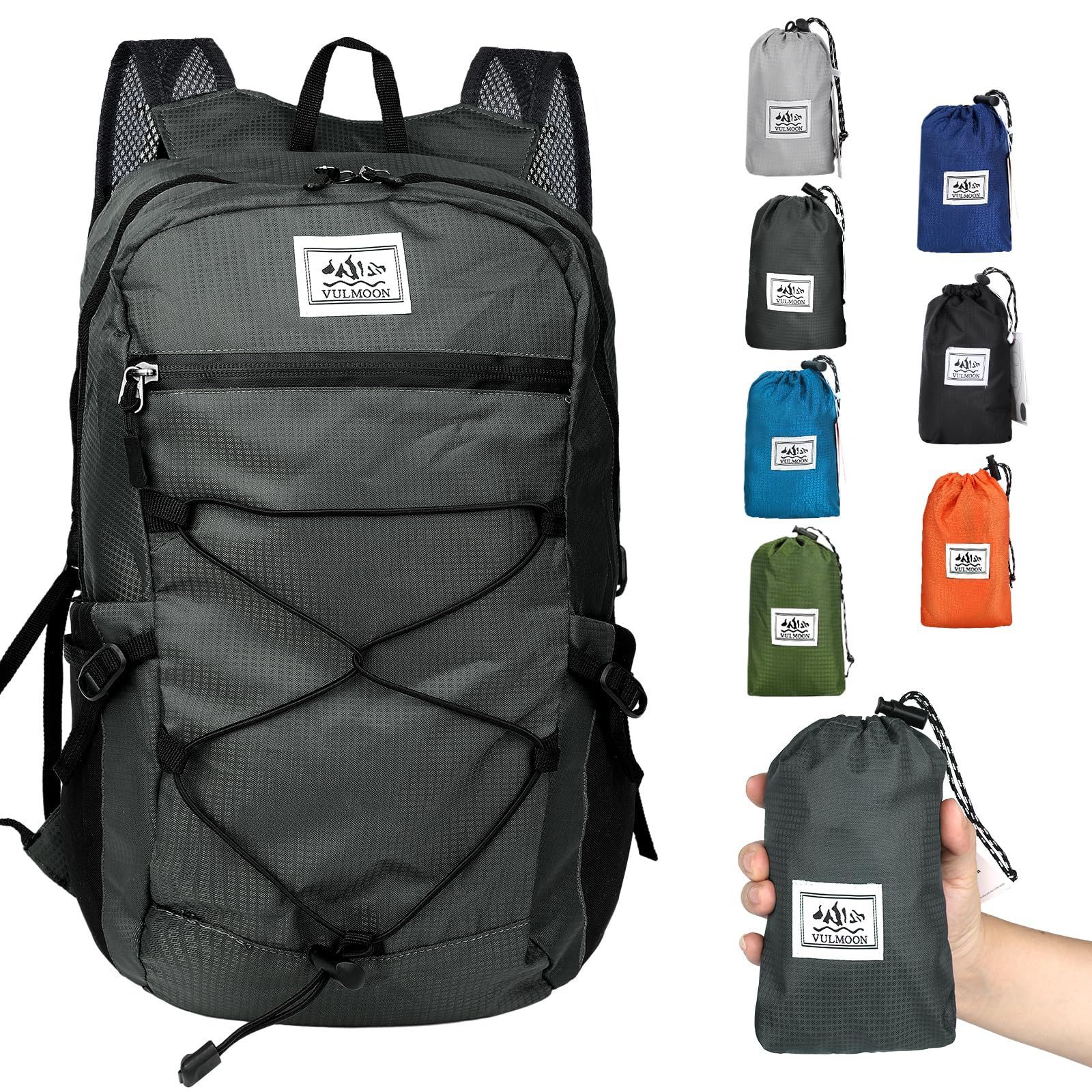 【売切注意！お早めに】 リュック 15L 折りたたみ 防水 軽量 アウトドア 163g 旅行 折り畳み 収納袋付き 男女兼用