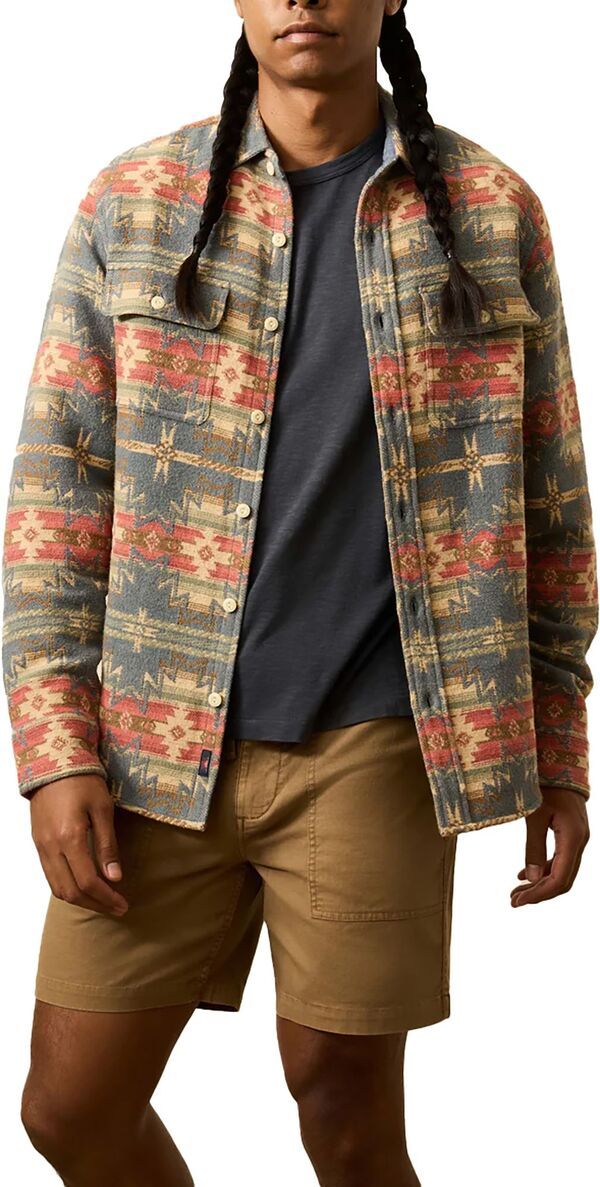 ファレティ メンズ トップス シャツ Faherty Mens Dougood Feather Canyon Overshirt Fall Harvest