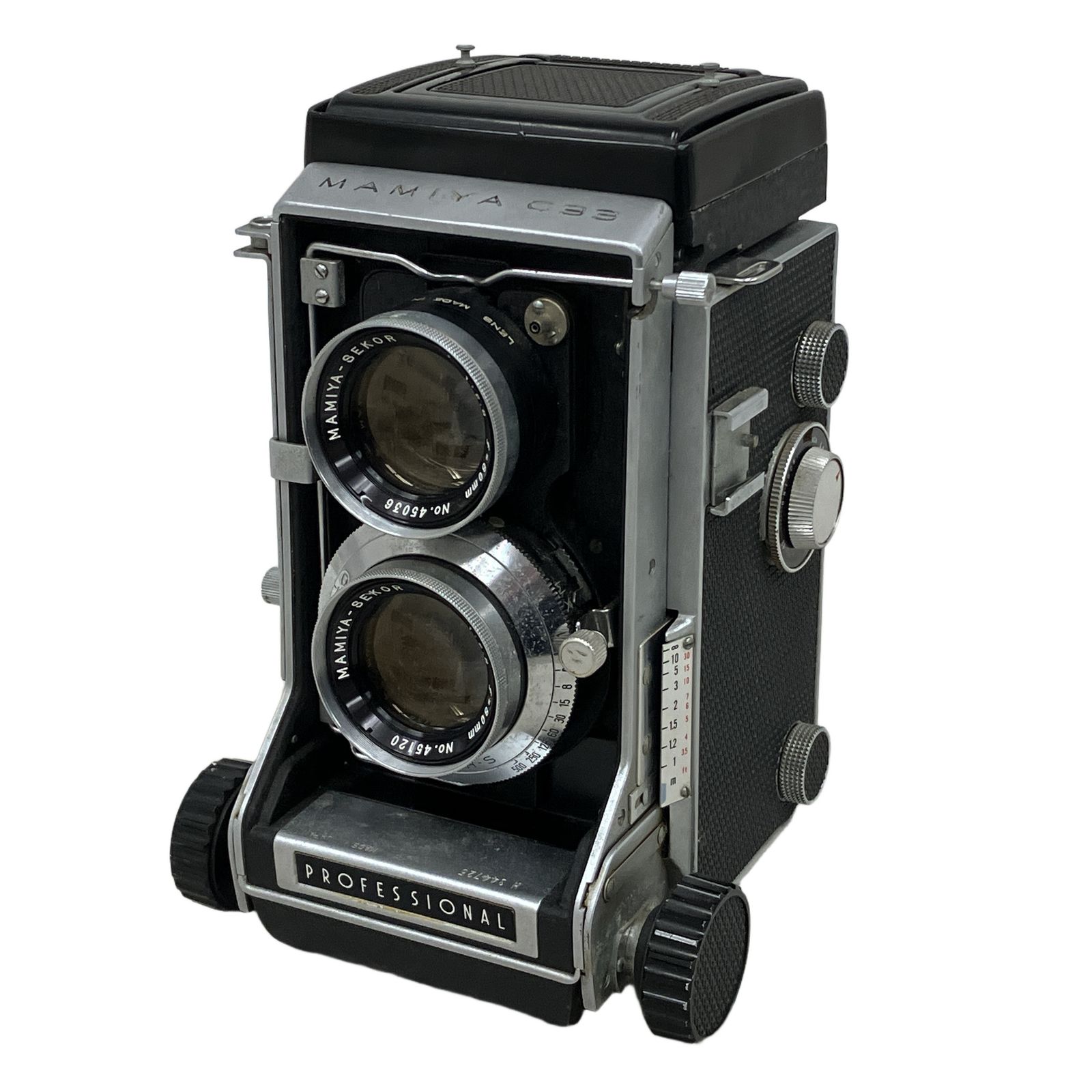 MAMIYA C33 Professional ボディ MAMIYA-SEKOR 80mm F2.8 二眼レフカメラ ジャンク M11079825