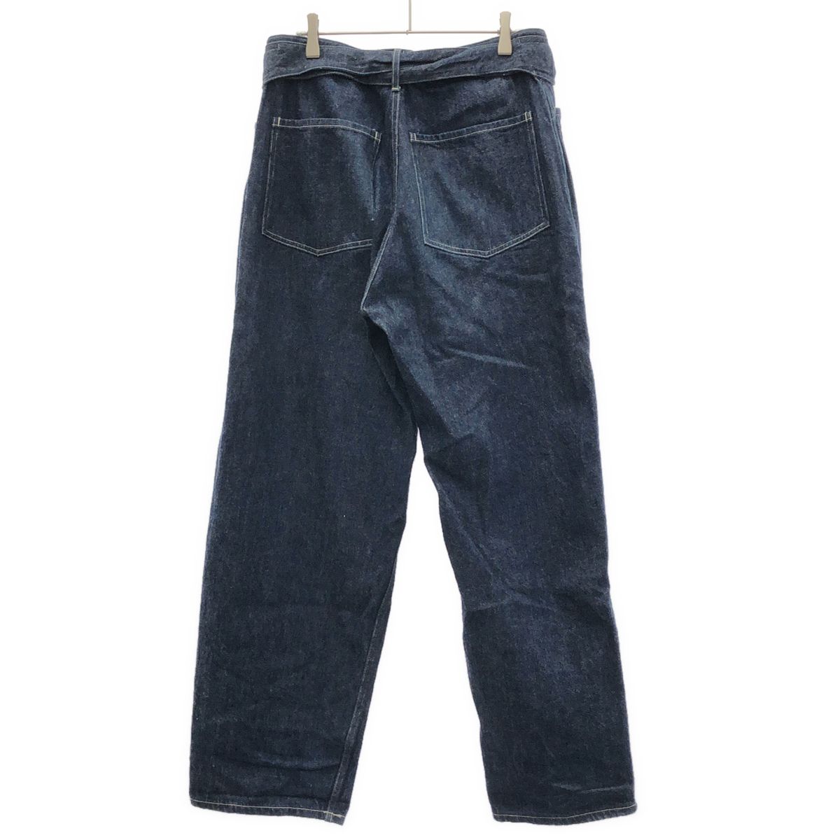 COMOLI コモリ 19AW ベルテッドデニムパンツ Q03-03005 インディゴ 