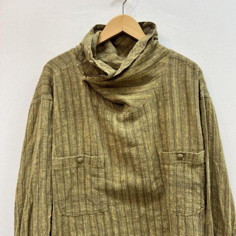 USAATO ウサト シャツ、ブラウス 長袖 うさとの服 手織り 天然素材