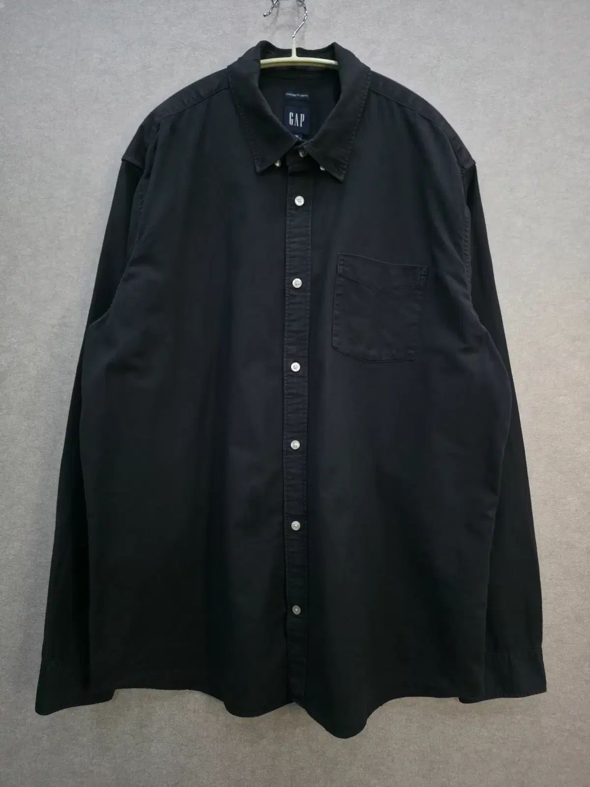 GAP ブラック ボタンダウン シャツ GAP-としたセレクトショップ