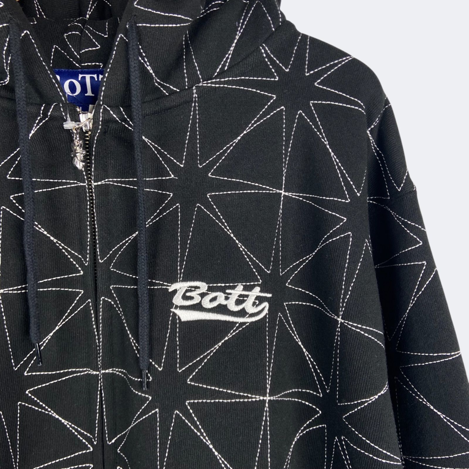 BoTT Sparkle Stitch Zip Hoodie ボット スパークル ステッチ ジップ 