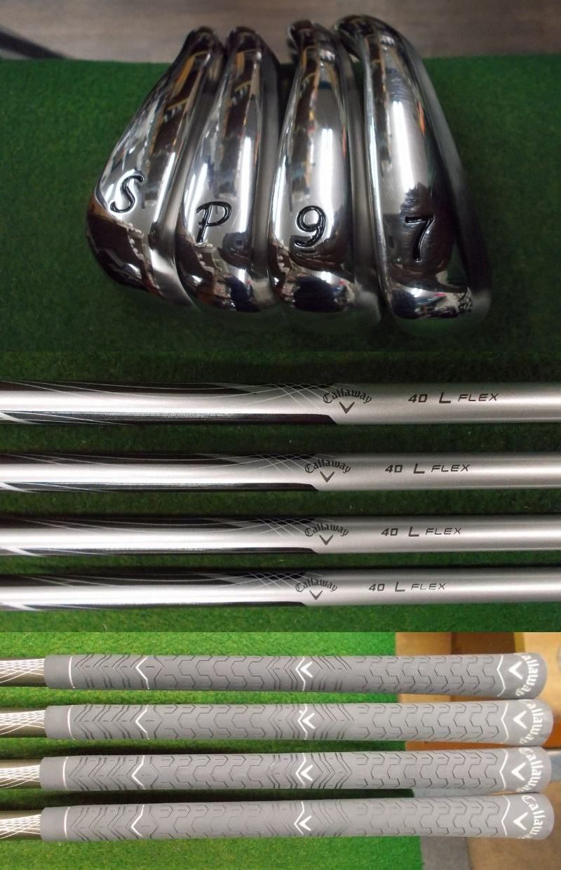 人気!！美品 ☆ Callaway Solaire gems ブラック レディスハーフセット