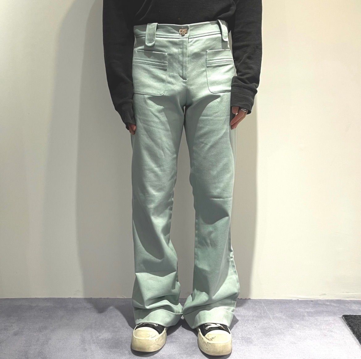Ferragamoフレアデニム フェラガモ デニム ウォーターブルー