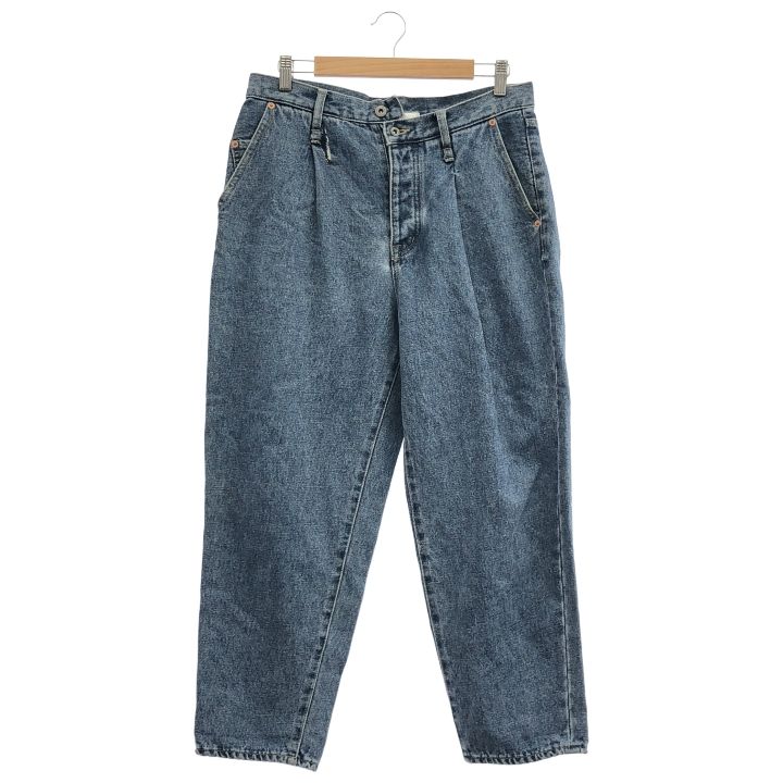 doublet (ダブレット) SILK DENIM WIDE TAPERED TROUSER コットン