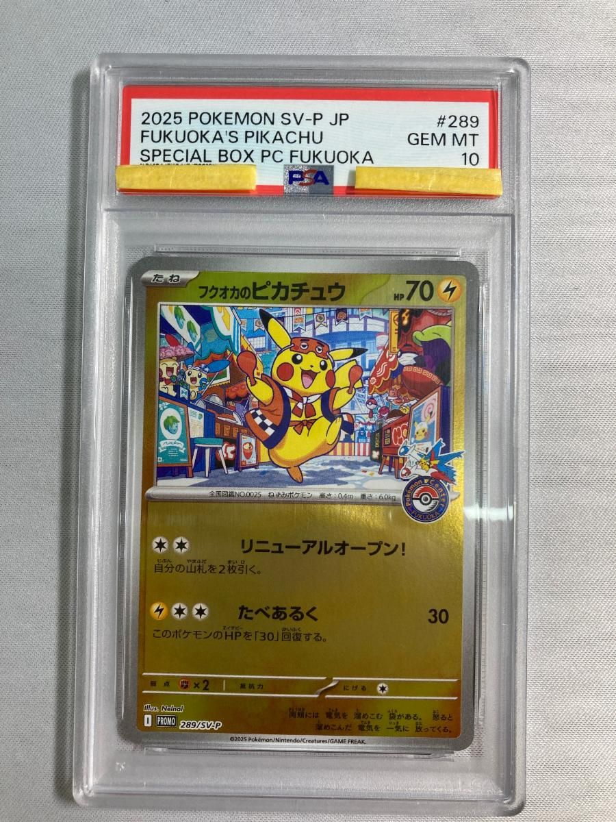 フクオカのピカチュウ [スペシャルBOX ポケモンセンターフクオカ] 289