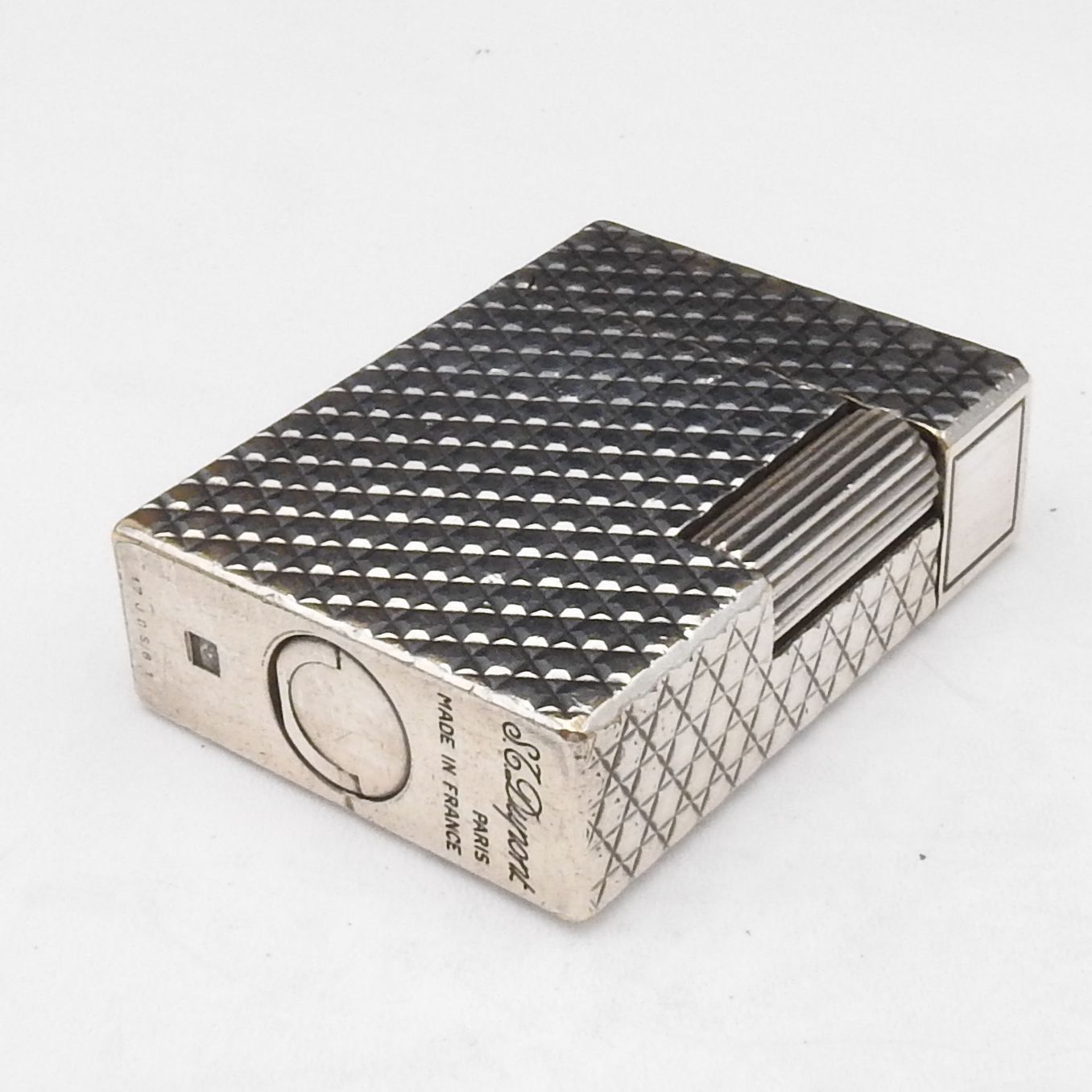 中古】S.T. Dupont デュポン ガスライター シルバー 雑貨 ライター