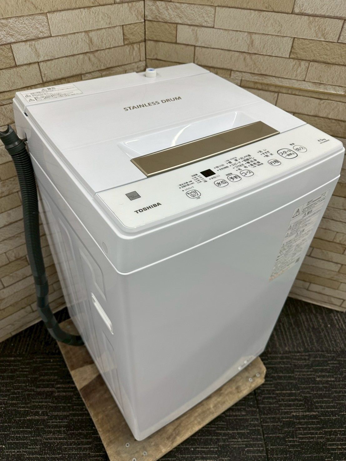 大阪送料無料★3か月保障付き★洗濯機★東芝★AW-45ME8★OS-138 大阪送料無料☆3か月保障付き☆洗濯機☆東芝☆4.5kg☆2021年☆AW-45ME8