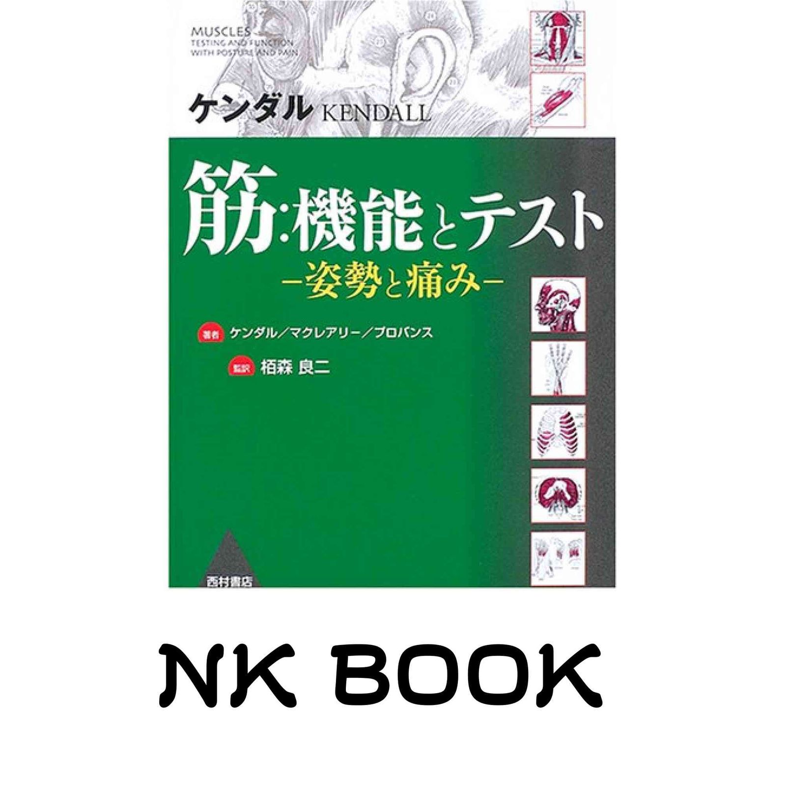 筋:機能とテスト: 姿勢と痛み F・P・ケンダル; 栢森 良二 - メルカリ