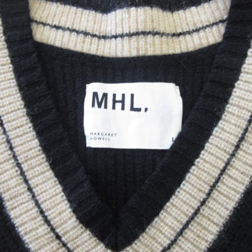 マーガレットハウエル MHL. 24AW ウール チルデンニット ベスト 596