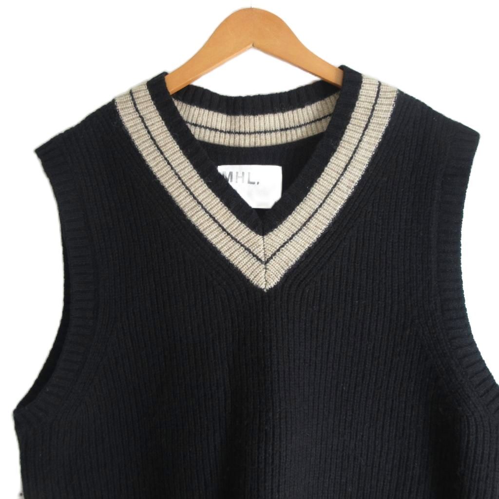 マーガレットハウエル MHL. 24AW ウール チルデンニット ベスト 596