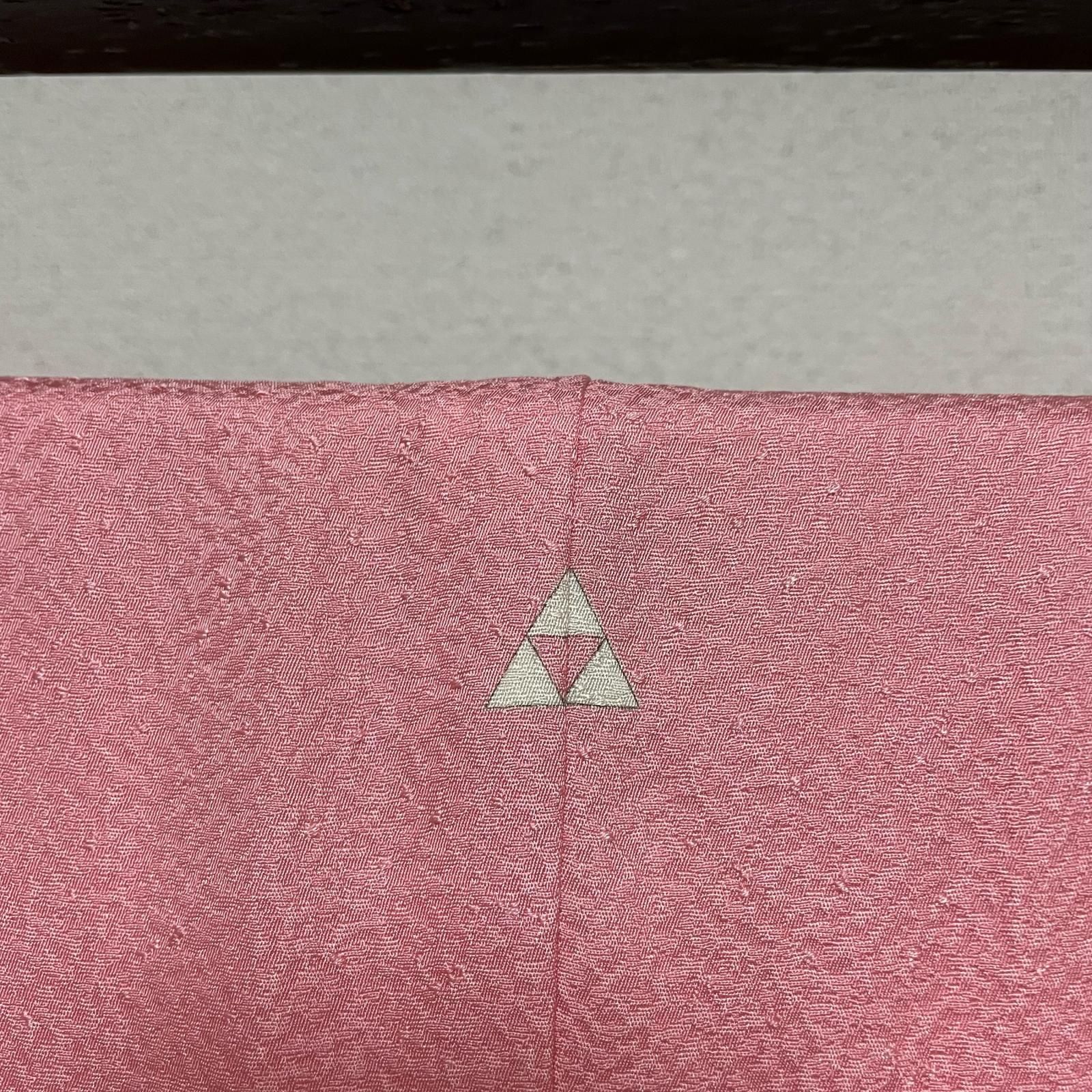 汕頭刺繍 付下げ 裄67 雪輪に花模様 着物 正絹 X-878 - メルカリ