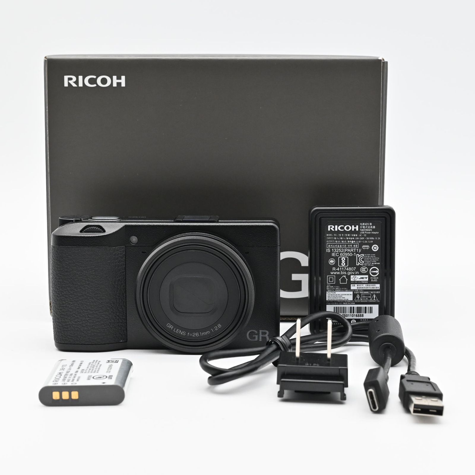 RICOH GR IIIx HDF ショット数 191回 美品 - メルカリ