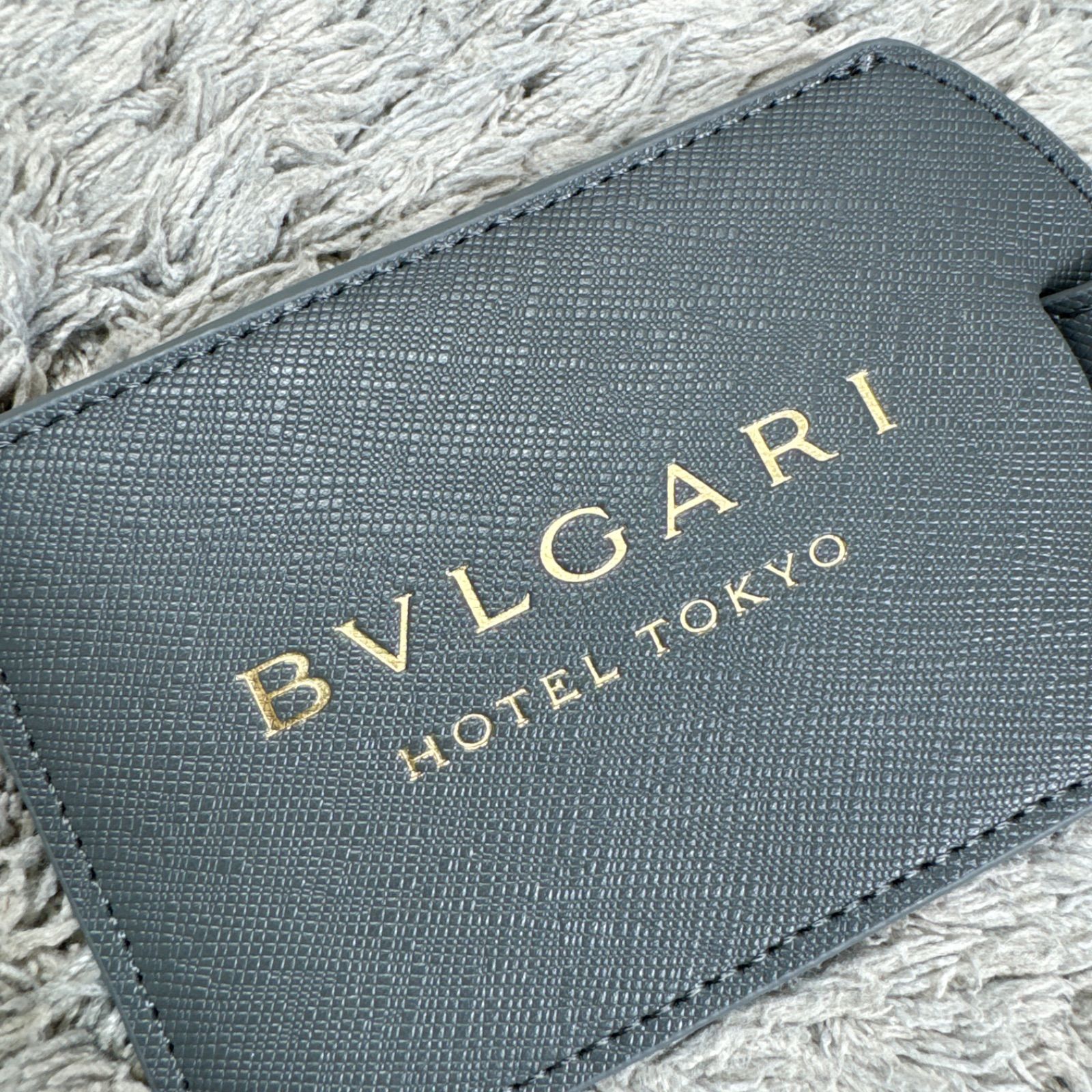 BVLGARI ブルガリ ホテル東京 ネームタグ ラゲッジタグ レザー - メルカリ