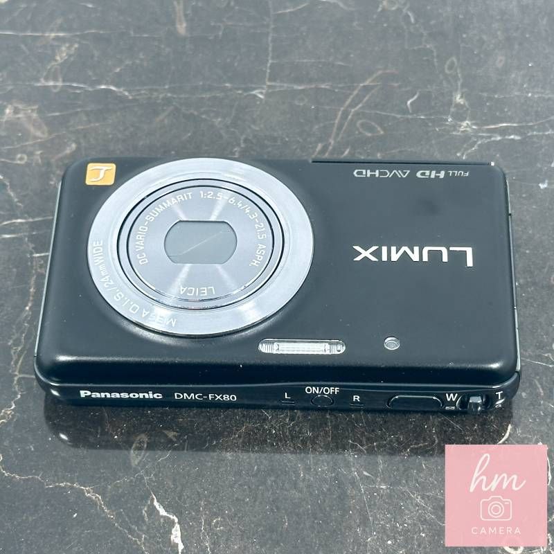 カメラ Panasonic 【美品】DMC-FX80 デジタルカメラ ブラック 平成