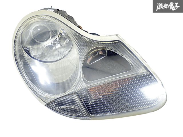 【後期/右ハンドル用】ポルシェ 911 Type996 ボクスター 986 右 プロジェクター HIDヘッドライト AL製 996.631.058.04 クリアウィンカー Q1