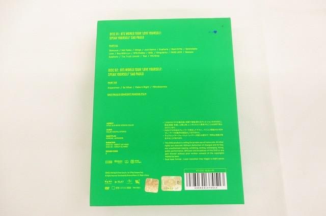 DVD ジョングク ブックマーク付き WORLD TOUR 'LOVE YOURSELF SPEAK