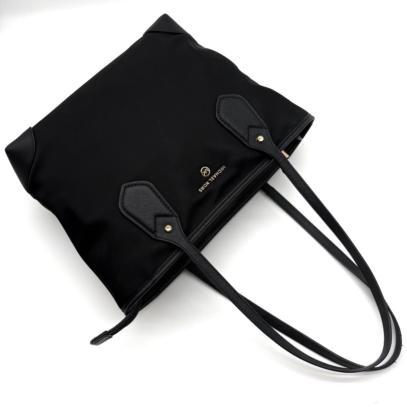Michael Kors Eva Small Nylon Tote Bag Black マイケルコース エバ 