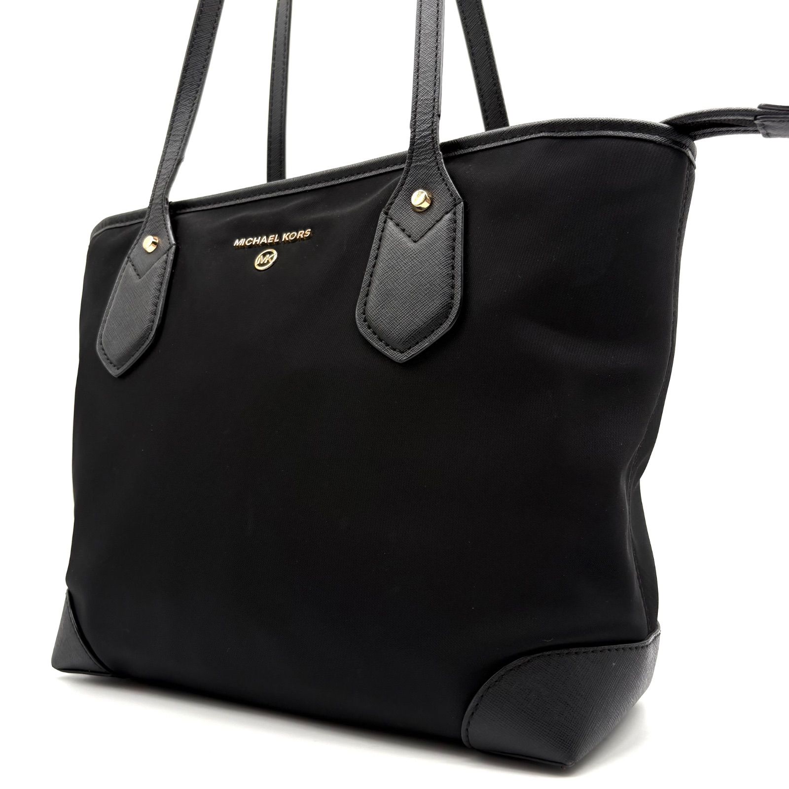 Michael Kors Eva Small Nylon Tote Bag Black マイケルコース エバ 