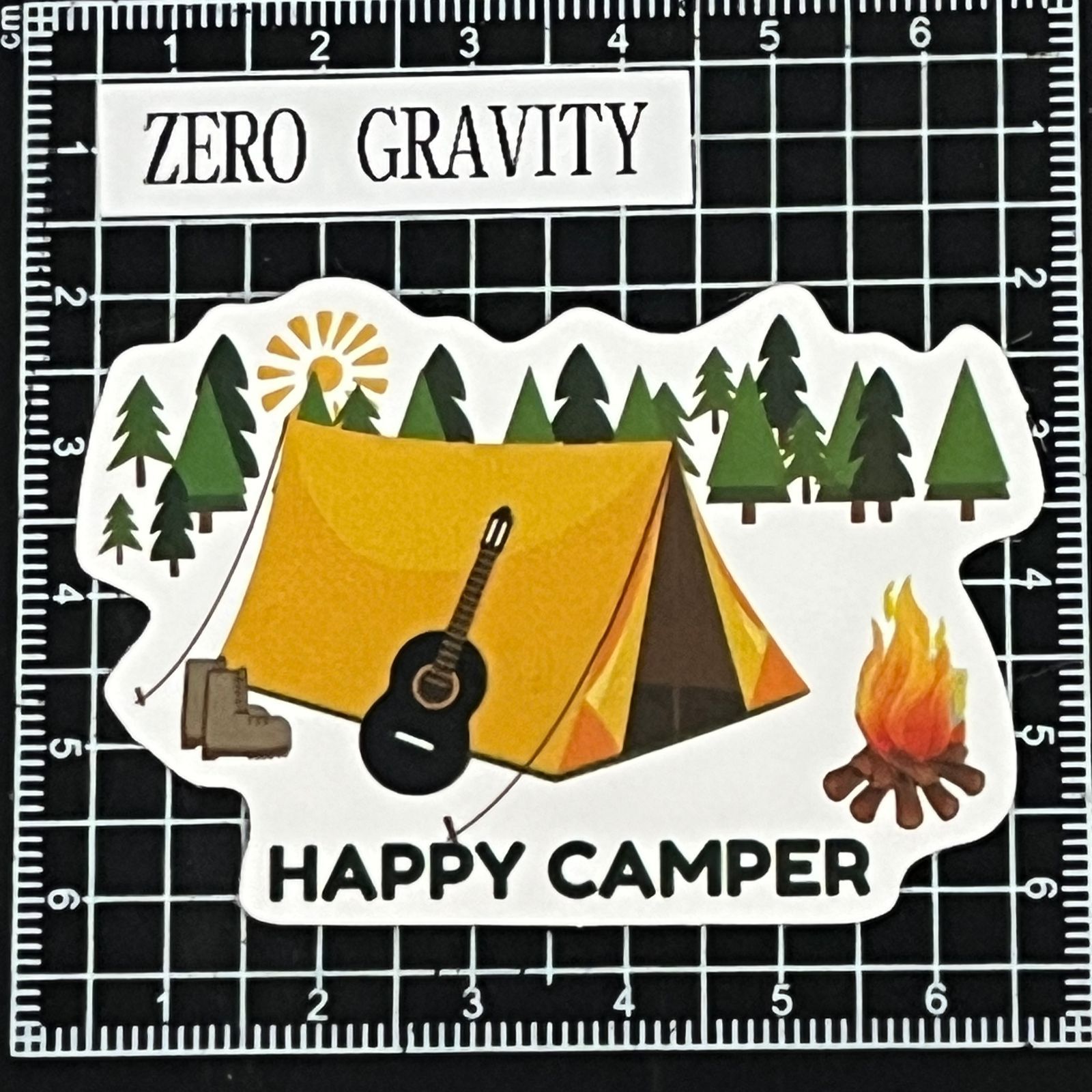 Y327 outdoor camping waterproof sticker ZEROGRAVITY