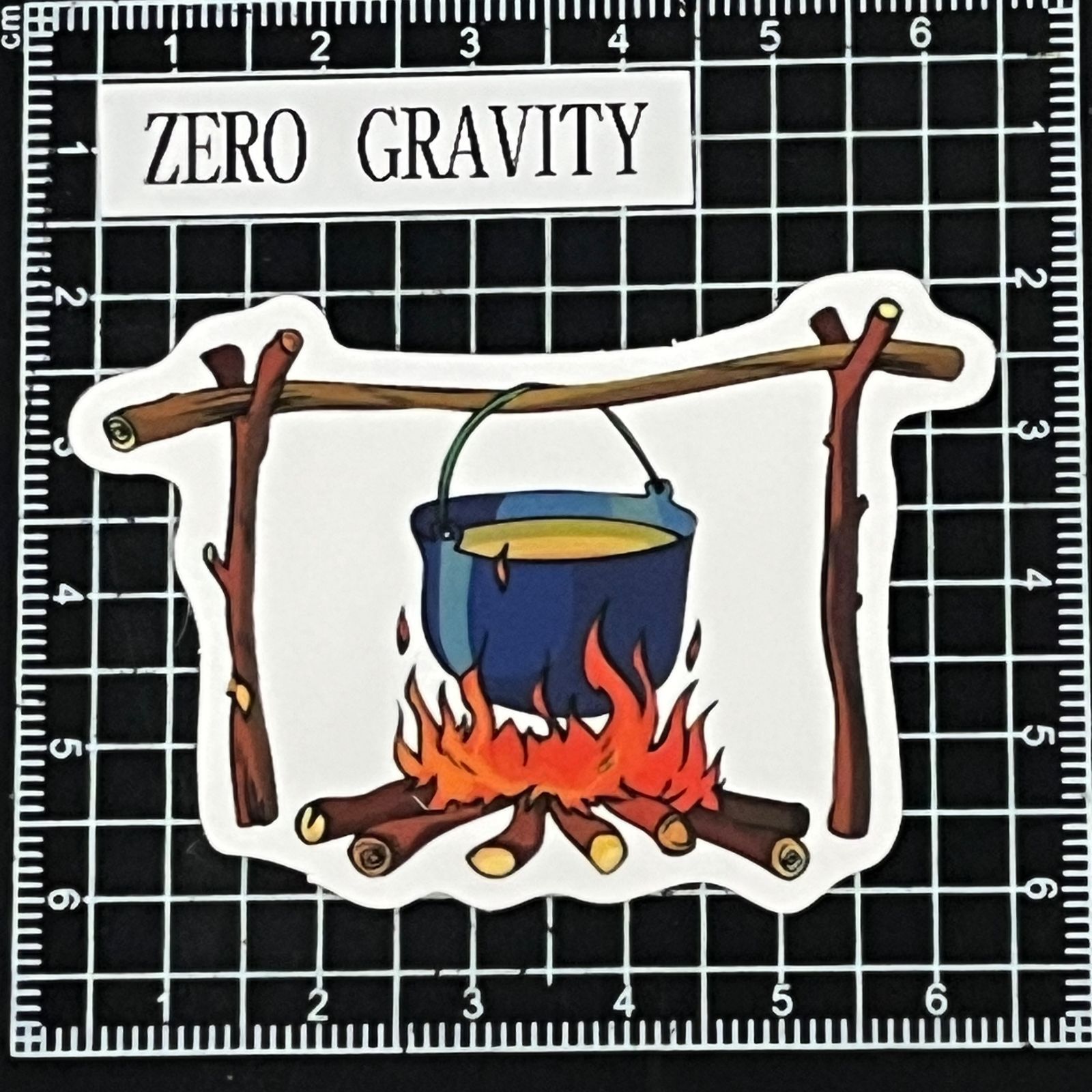 Y326 outdoor camping waterproof sticker ZEROGRAVITY