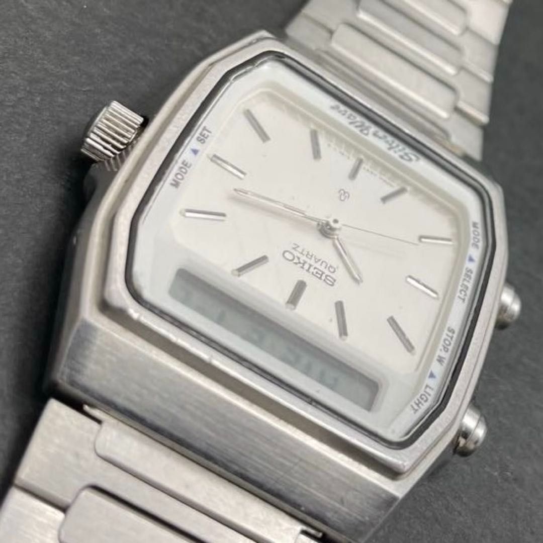 SEIKO シルバーウェーブ H557-5130 アナデジ デジアナ Silver Wave
