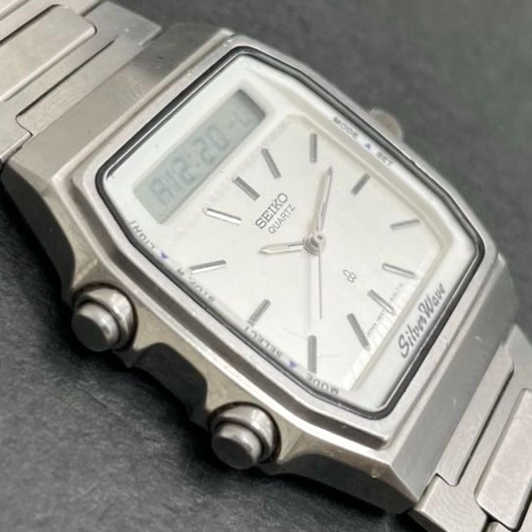 SEIKO シルバーウェーブ H557-5130 アナデジ デジアナ Silver Wave