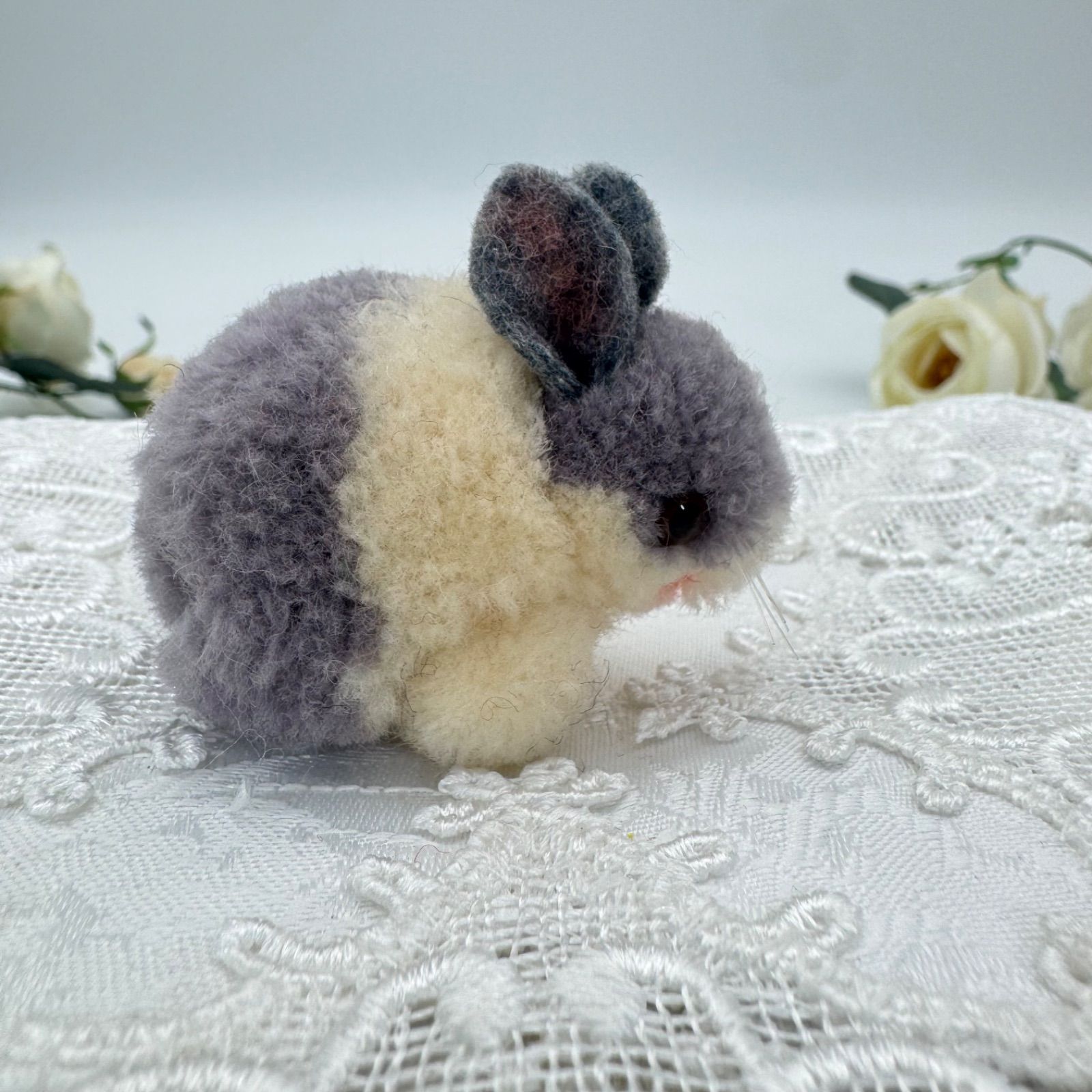 シュタイフ　Woolen Rabbit 4㎝　ぽんぽんラビット 送料無料☆シュタイフ☆Woolen Rabbit 4㎝☆ポンポンうさぎ/ぽんぽん
