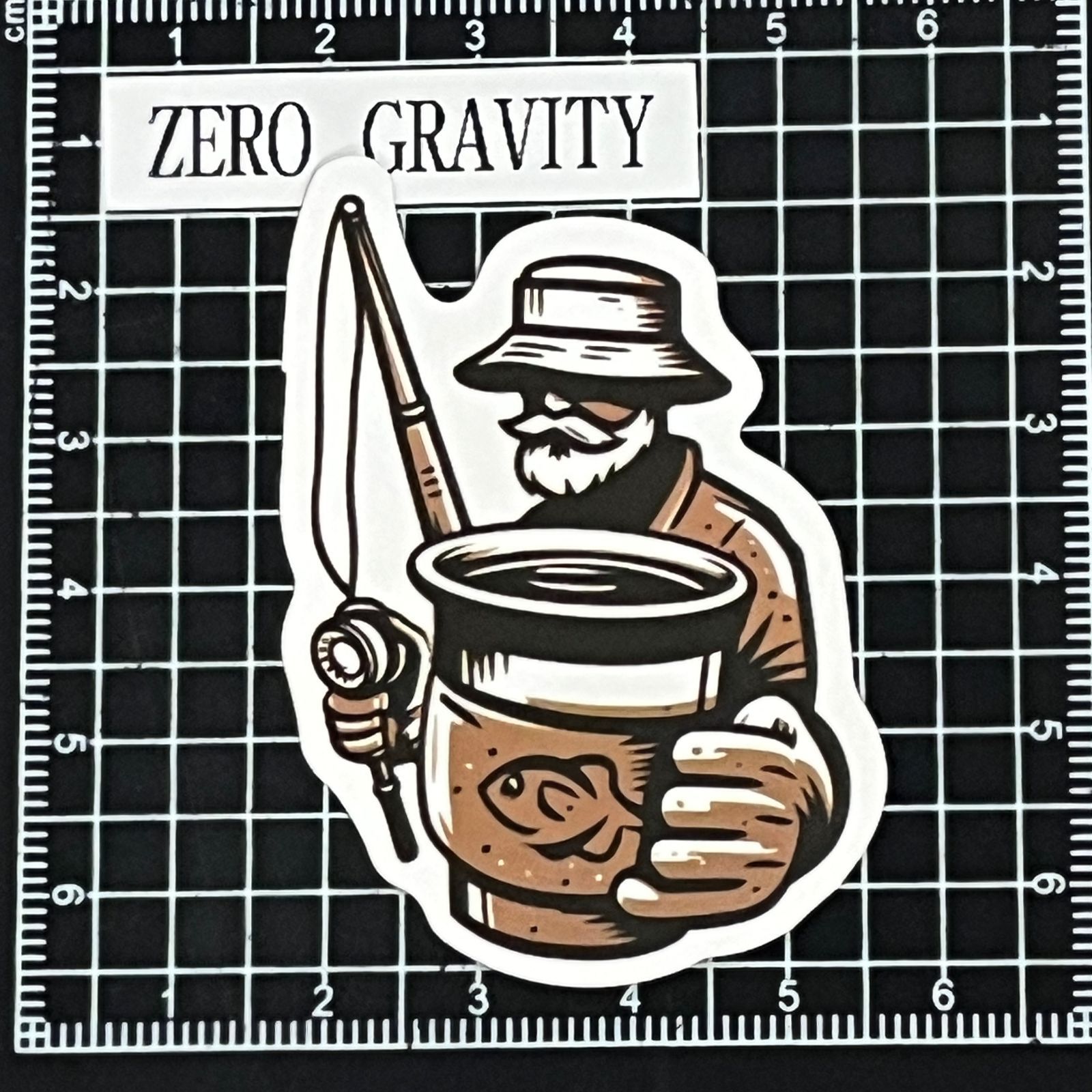 GRAVITYFREE ステッカー Y627 釣り・フィッシング防水ステッカー ZEROGRAVITY - メルカリ